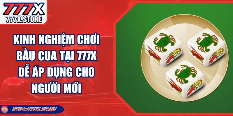 Kinh Nghiệm Chơi Bầu Cua Tại 777X Dễ Áp Dụng Cho Người Mới