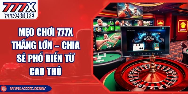 Mẹo Chơi 777X Thắng Lớn – Chia Sẻ Phổ Biến Từ Cao Thủ